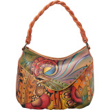 Ruched Multi-Pocket Hobo