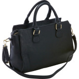 Turn-Lock Multi-Compartment Satchel