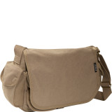 Cotton Canvas Messenger Bag