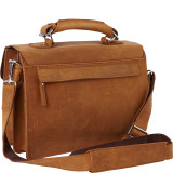 14" Medium Leather Laptop Briefcase