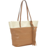 Bahamas Metallic Trim Shopper