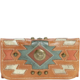 Zuni Passage Ladies Tri-Fold Wallet