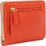 Polka Dot Laser Cut Medium Snap Billfold - Exclusive