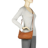Compact Top Zip Handbag