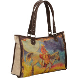 Janene Grende Horse Painting Tote Bag