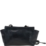 Leather Softy Mini Rectangular Top Zip Crossbody