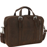 16.5" Fine Leather Casual Laptop Bag