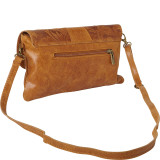 Textured Italian Leather Clutch and Shoulder Bag