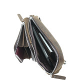 9" Leather Crossbody Wallet