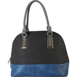 Two-tone Shell Tote with Removable Straps