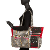 Whiskered Cats Oversized Tote