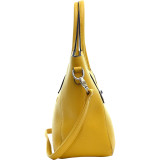 Fold-Over Winged Satchel with Shoulder Strap