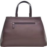 Faux Buffalo Classic Briefcase with Removable Shoulder Strap