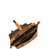 Elk Valley 15" Canvas and Leather Computer Briefcase