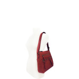 Faux Leather Multi Pocket Crossbody