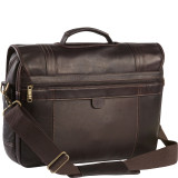 Colombian Leather Flapover 15.6" Laptop Briefcase