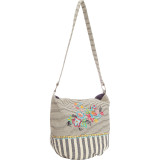 Dual Print Cotton Shoulder Bag