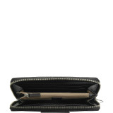 Astor Single Zip Gusseted Clutch Wallet
