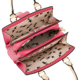 Edrie Triple Compartment Satchel Bag