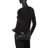 Vicki Snake-Embossed Crossbody Bag