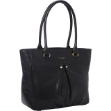 Pretty Pleats Smooth Leather Tote