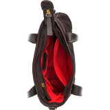 Mina Leather Small Satchel