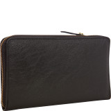 Takeaway Extra Large Zip Around RFID Blocking Wallet