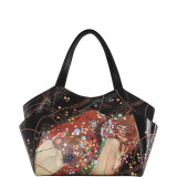 Large Shoulder Tote with Side Pockets