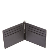 RFID Blocking Saffiano Leather Money Clip Credit Card Front Pocket Wallet