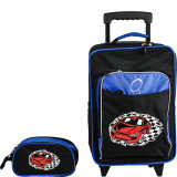 Kids Luggage and Toiletry Bag Set - Racecar