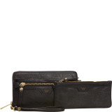 Takeaway Extra Large Zip Around RFID Blocking Wallet