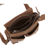 Full Grain Leather Messenger Laptop Bag