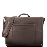 Premium Leather 16" Laptop Messenger