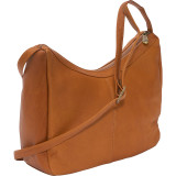 Top Zip Hobo With Front Open pocket