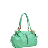 Loop Through Shoulder Bag with Tassel Accent