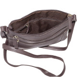Soft Drum Dyed Leather Square Crossbody Bag