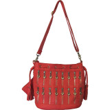 Zippety Leather Shoulder Bag