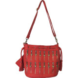 Zippety Leather Shoulder Bag
