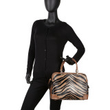 Brook Zebra Print Satchel