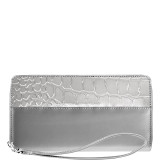 RFID Blocking Zipper Wristlet Travel Wallet