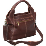 Elizabeth Two Pocket Leather Hobo