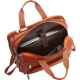 Out Of The Bag - Colombian Leather Expandable Computer Case