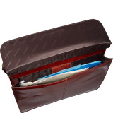 Luxurious Italian Leather Laptop Briefcase