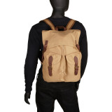Large Canvas Laptop Book Backpack