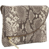 Anabella Python Clutch
