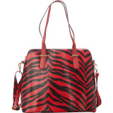 Alena Zebra Print Shoulder Bag