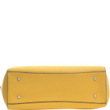 Faux Leather Weekender Satchel with Removable Strap