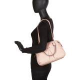 Pretty Pleats Smooth Leather Satchel