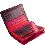 Multi Colored Small Soft Leather Ladies Wallet & Purse