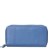 RFID Secure Collection: Ladies Double Zipper RFID Wallet